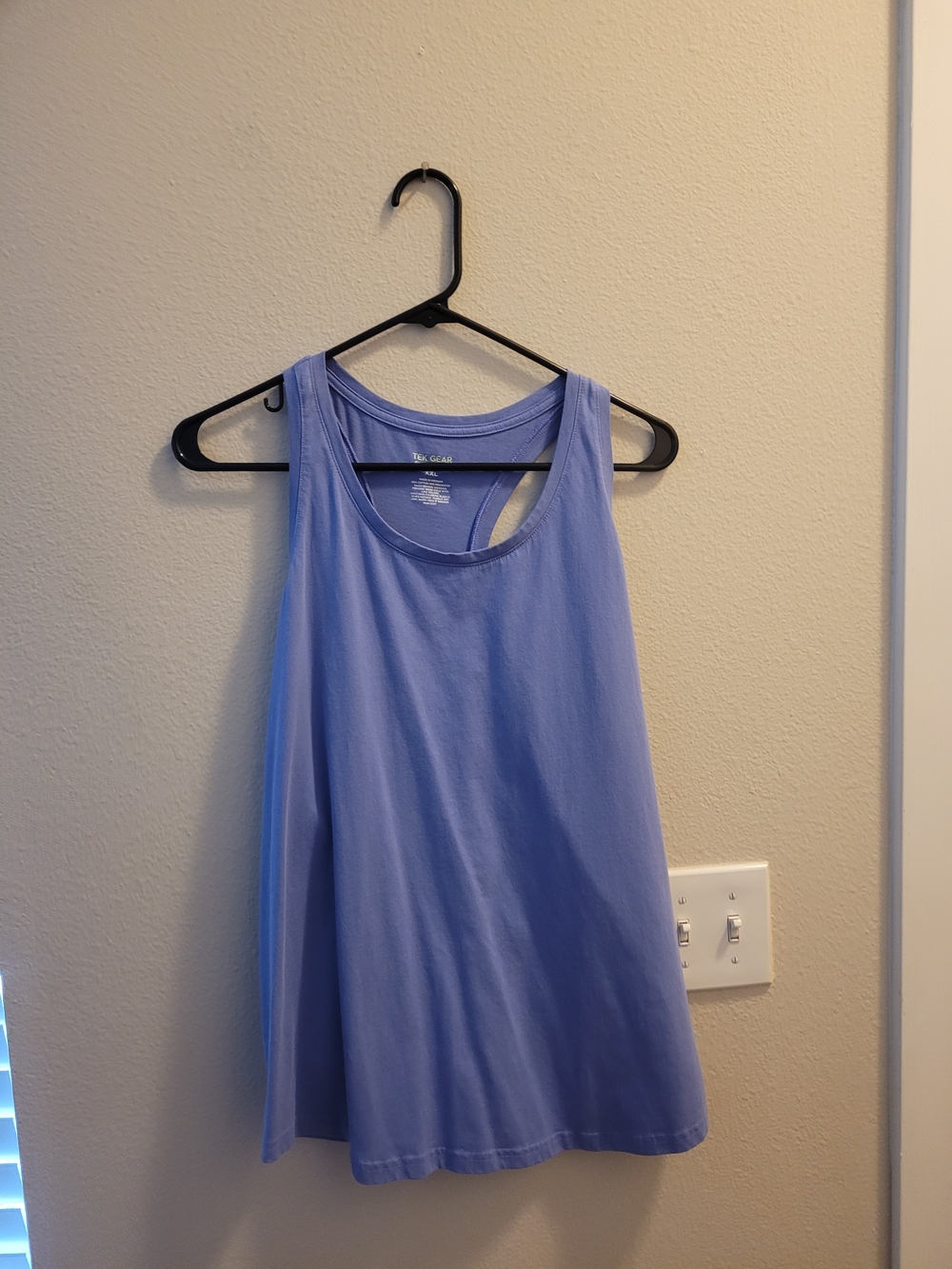 tek gear Lavender Scoop Neck Tank Top